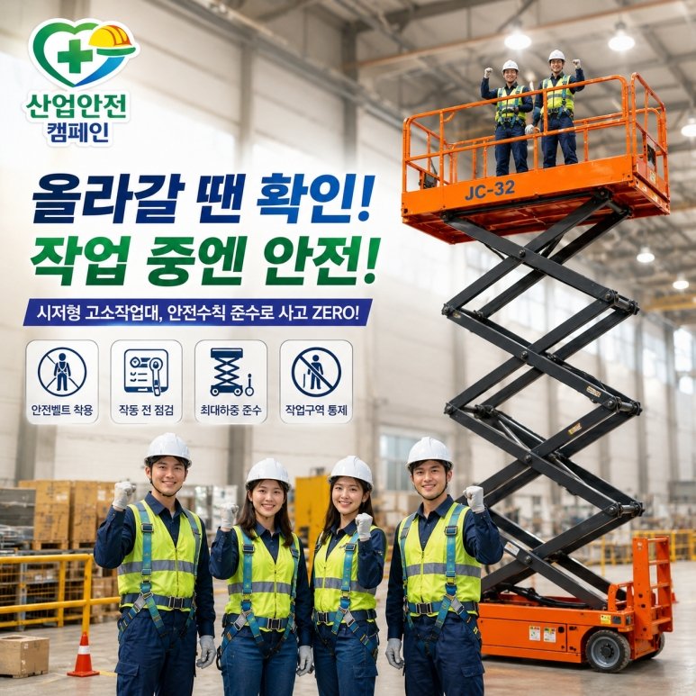 고소작업렌탈 장비 고소작업대 정부지원 보조금 3천만 원